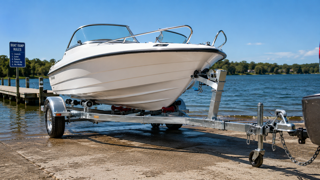 IronPeak 4.6M Alloy Hull Boat Trailers