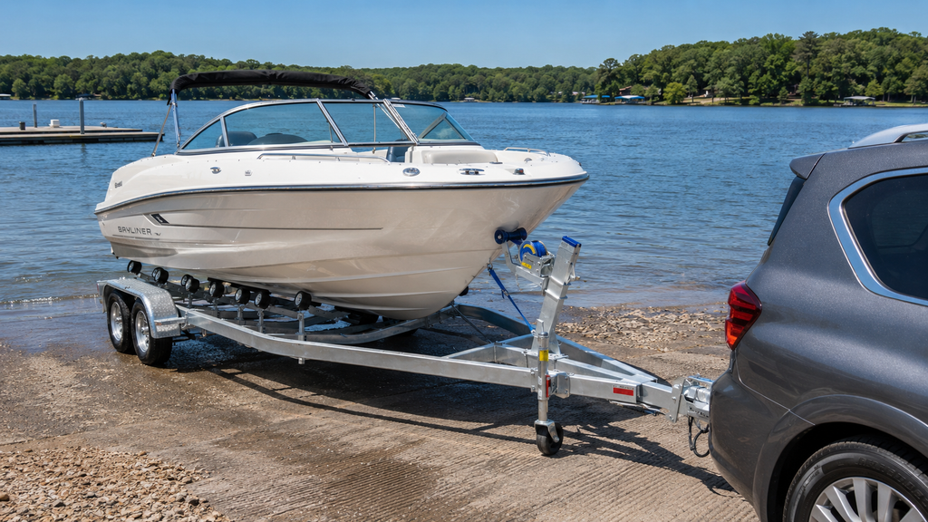 IronPeak 8.2M Wide Body Tandem Axle Boat Trailers