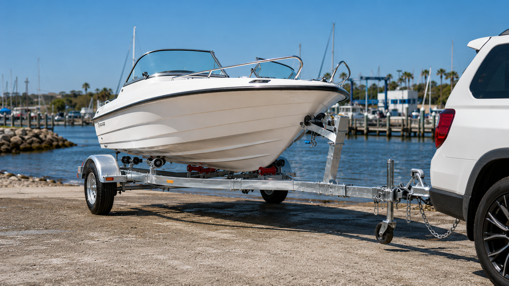 IronPeak 4.6M Alloy Hull Boat Trailers