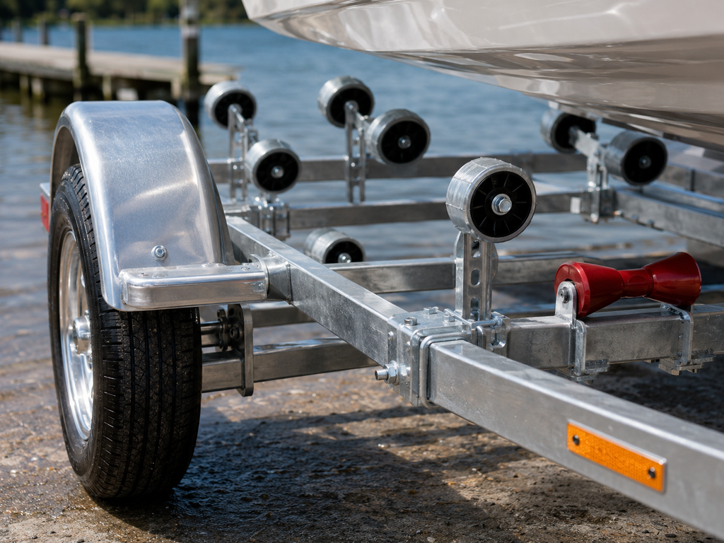 IronPeak 4.6M Alloy Hull Boat Trailers